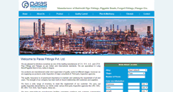 Desktop Screenshot of parasfittings.com
